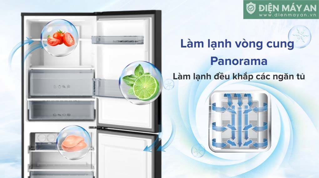 Tủ lạnh Panasonic Inverter 255 lít NR-BV281BGMV